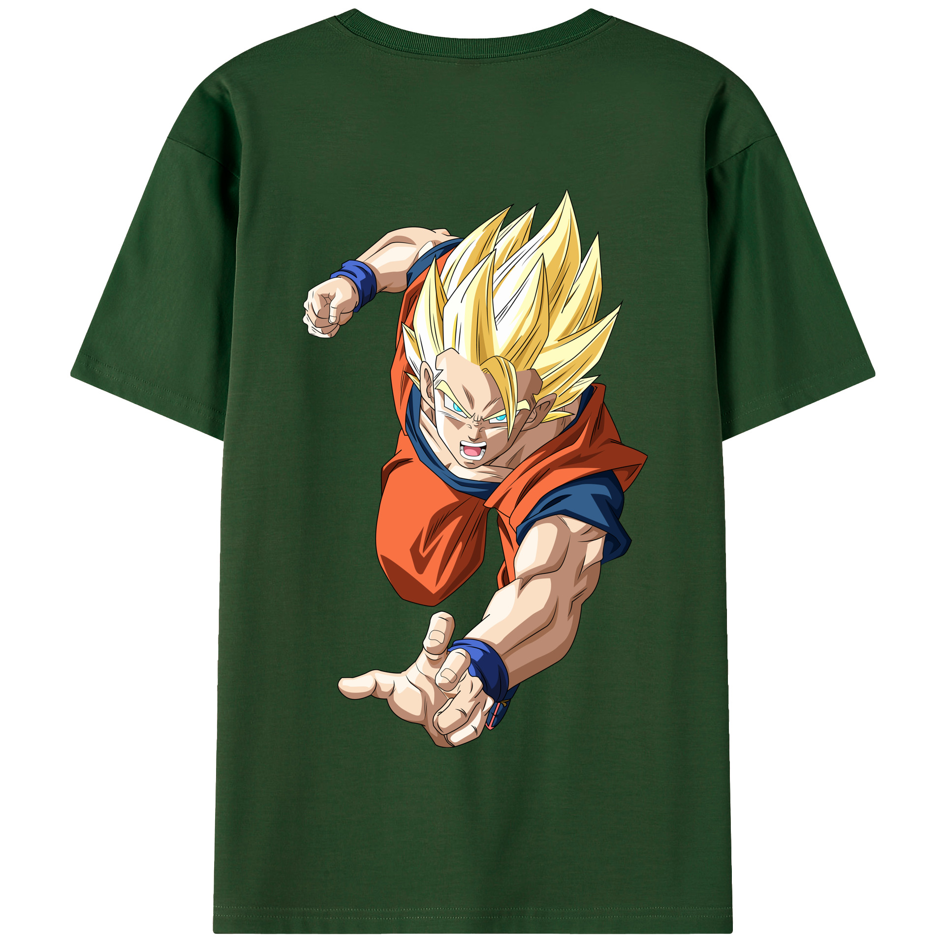 （画像用） ドラゴンボール 孫 悟飯（そんごはん）DRAGON BALL Son Gohan 綿100％半袖Tシャツ（背面プリント）
